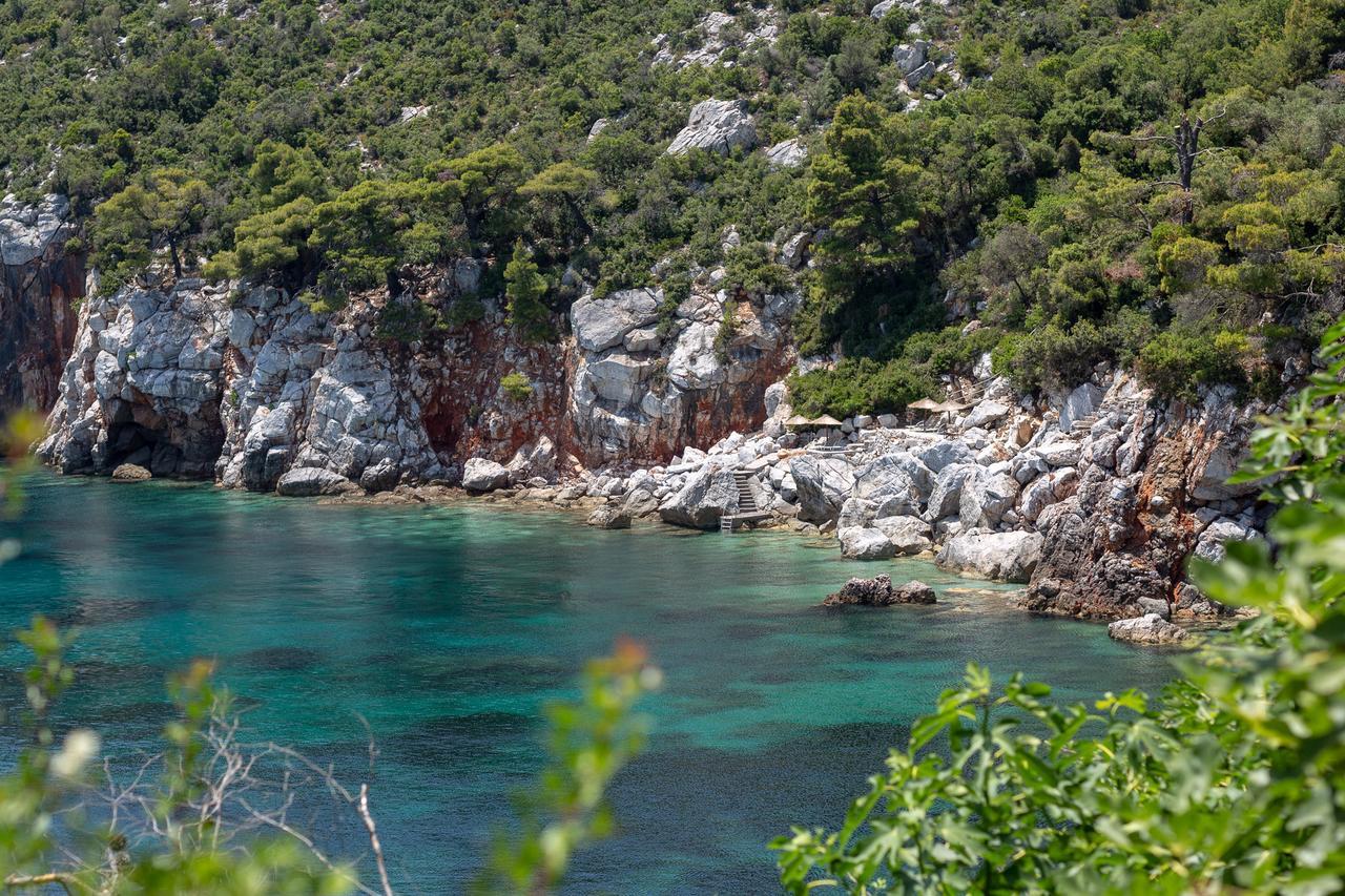 Mando Beachfront Stafylos Eksteriør billede